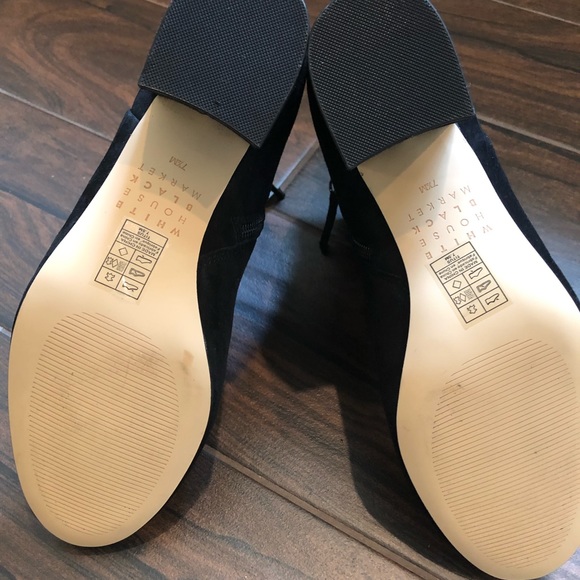 White House Black Market Suede Booties New! - Picture 4 of 5
